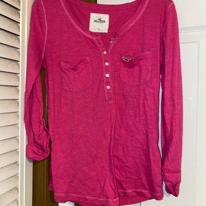 Hollister 3/4 sleeve top